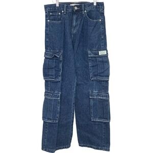 PacSun Baggy Carpenter Jeans Mens 30x30 Indigo Wash‎ Denim Utility Pockets